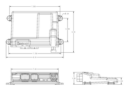 Holley HP EFI ECU Mounting Bracket